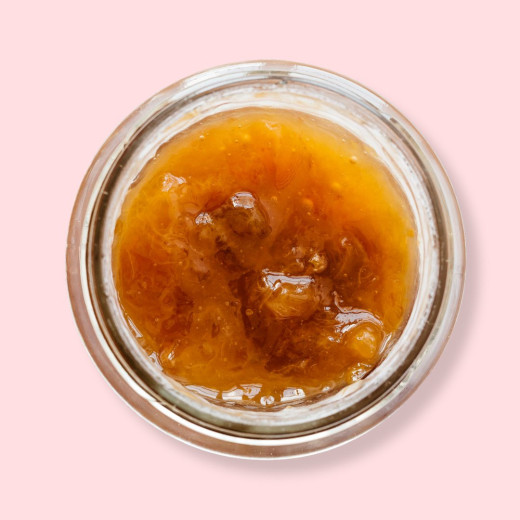 Mirabelle plum jam with pieces, made in France