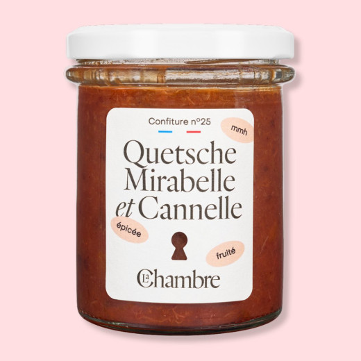 Confiture Mirabelle Quetsche Cannelle avec des morceaux