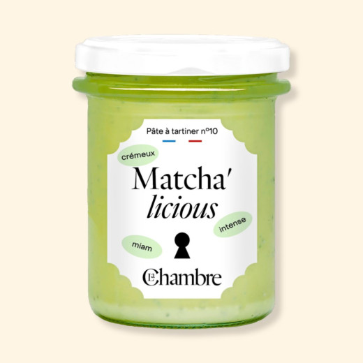 Matcha'licious – Pâte à tartiner Chocolat Blanc & Matcha