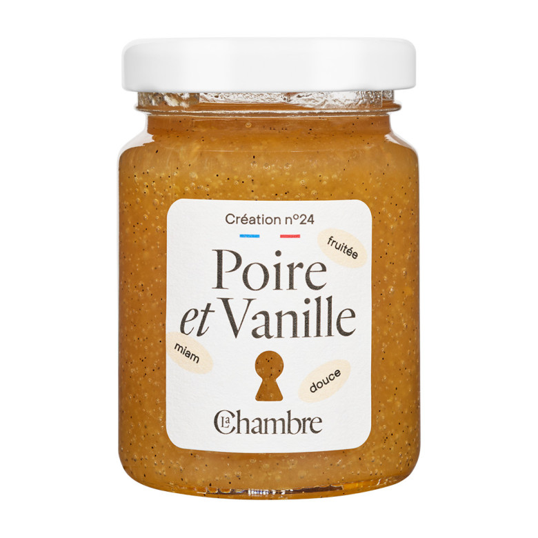 Poire Vanille avec des morceaux et 66% de fruits