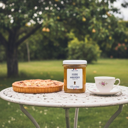 Confiture Poire Amandes torréfiées | La Chambre x Elysée