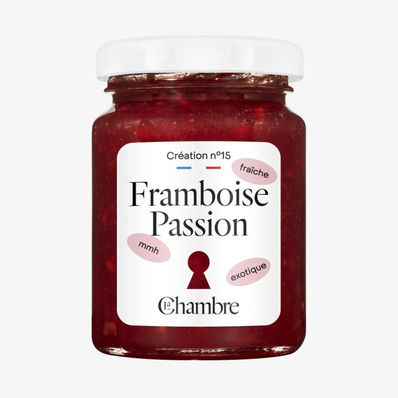 Framboise Passion avec pépins et 58% de fruits