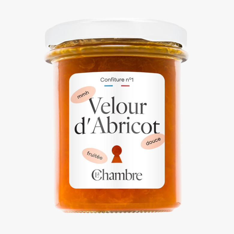 Abricot avec des morceaux et fabriquée en France