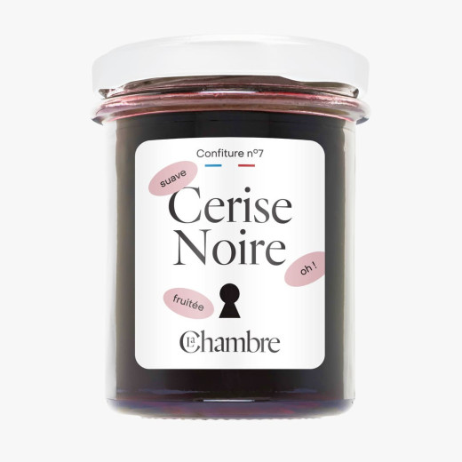 Black Cherry Jam with 62% fruit and pieces