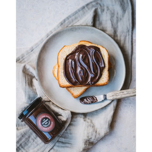 Pâte à tartiner chocolat noir tonka, sans huile de palme