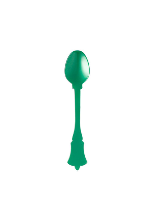 Acrylic Green Honorine Teaspoon, elegant and practical jam ustensil