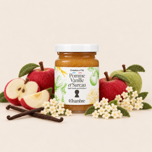 Confiture Pomme Vanille Sureau | La Chambre – Annecy
