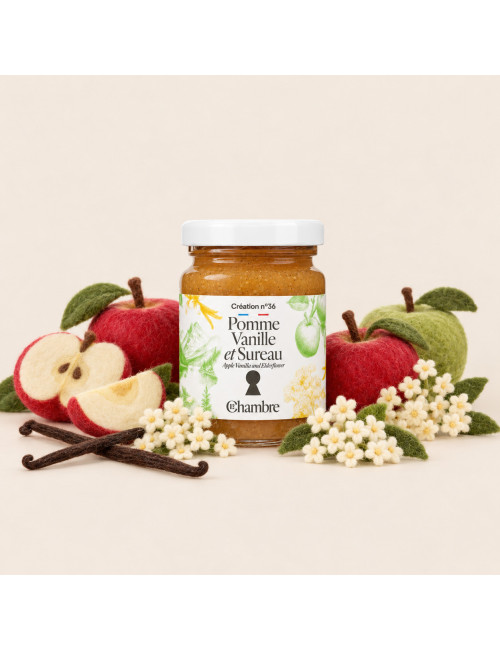 Confiture Pomme Vanille Sureau | La Chambre – Annecy
