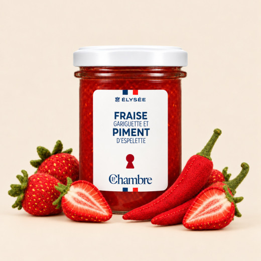 Confiture Fraise Piment d'Espelette | La Chambre x Elysée