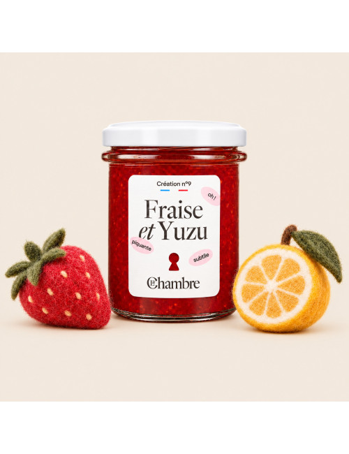 Fresh, tangy Yuzu strawberry with pieces | La Chambre