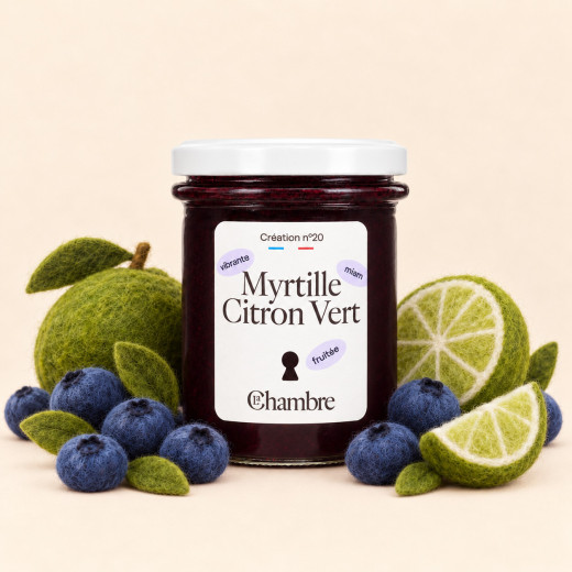 Confiture Myrtille Citron Vert | La Chambre