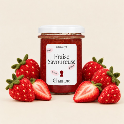 Confiture de Fraise Savoureuse – 56 % de fraises | La Chambre