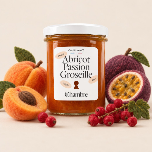 Confiture Abricot Passion Groseille | La Chambre