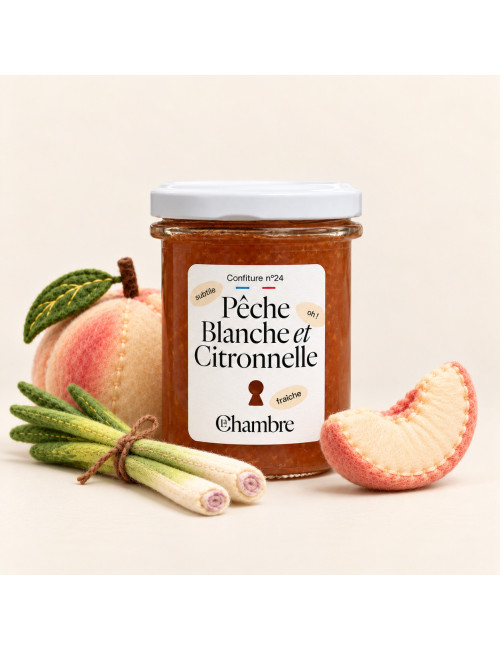 White Peach & Lemongrass Jam | La Chambre