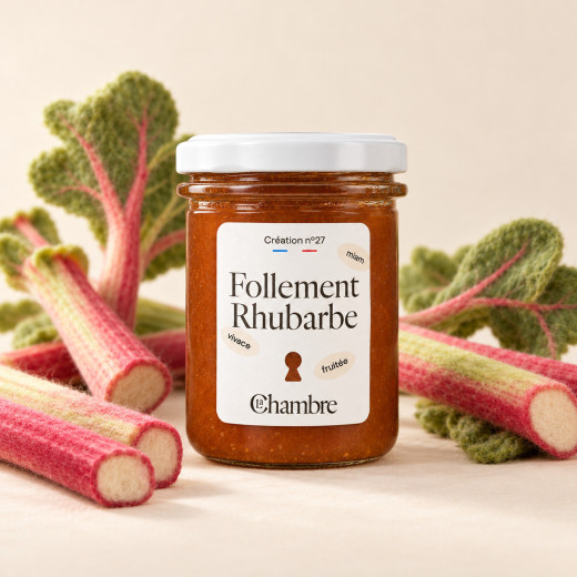 Confiture Follement Rhubarbe | La Chambre