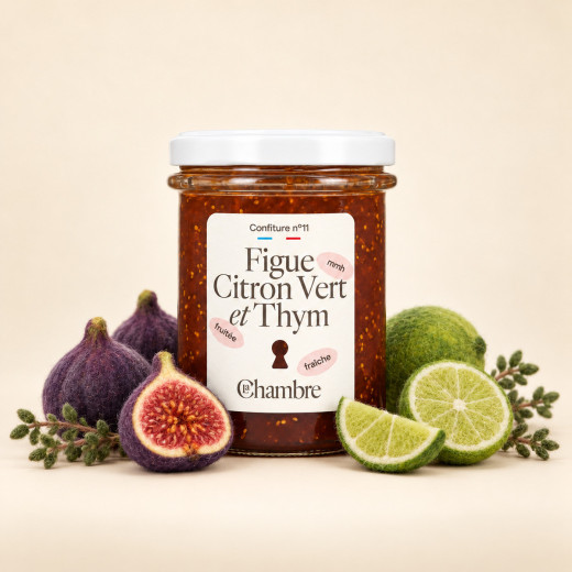 Confiture Figue Citron Vert Thym | La Chambre