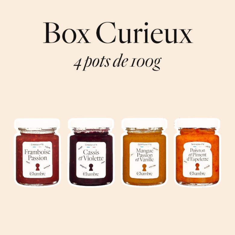 La Chambre's The Curious subscription box, filled with surprise products
