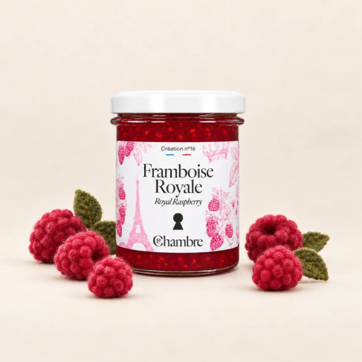 Confiture Framboise Royale avec pépins et 52% de fruits | La Chambre