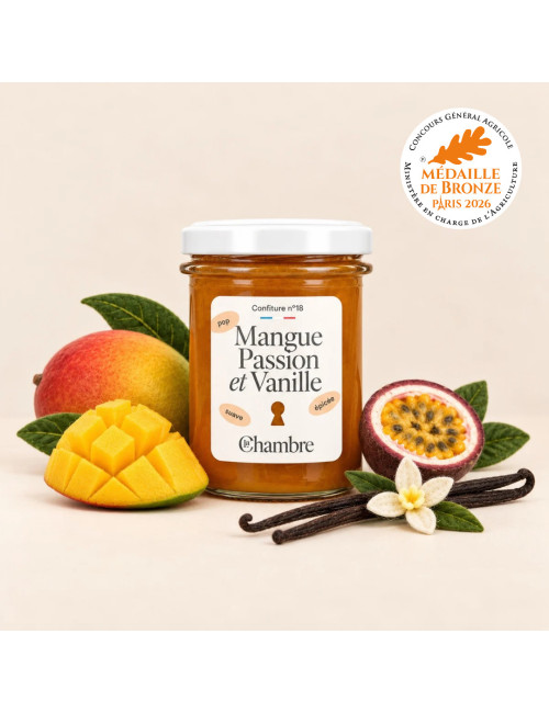 Award-Winning Mango Passion Vanilla Jam | La Chambre