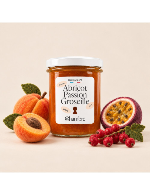 Confiture Abricot Passion Groseille | La Chambre