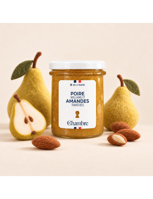 Confiture Poire Amandes torréfiées | La Chambre x Elysée