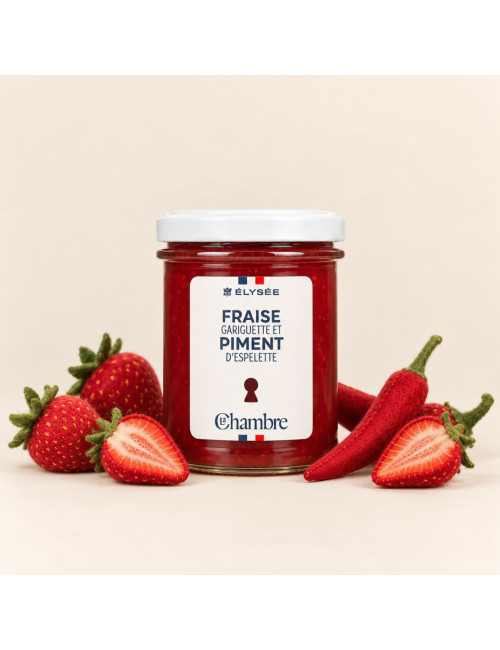 Confiture Fraise Piment d'Espelette | La Chambre x Elysée