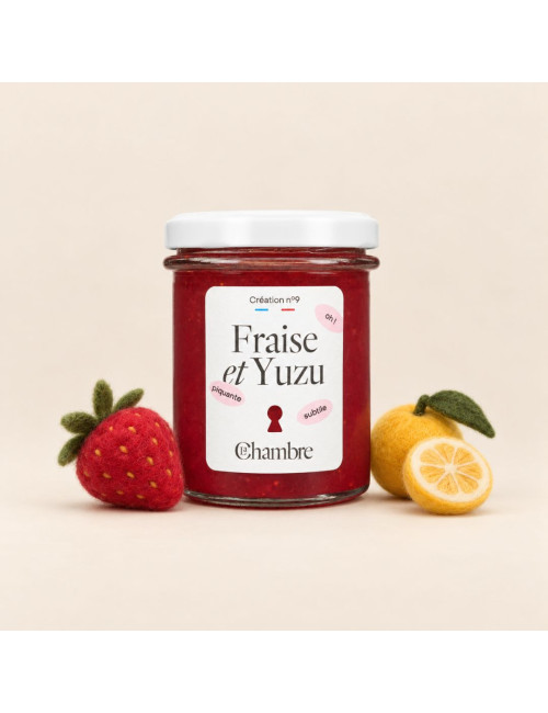 Fresh, tangy Yuzu strawberry with pieces | La Chambre
