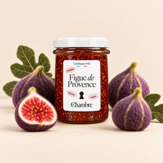 Fig Jam with pieces, made in France | La Chambre
