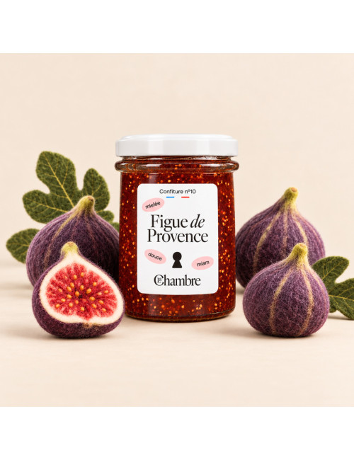 Fig Jam with pieces, made in France | La Chambre