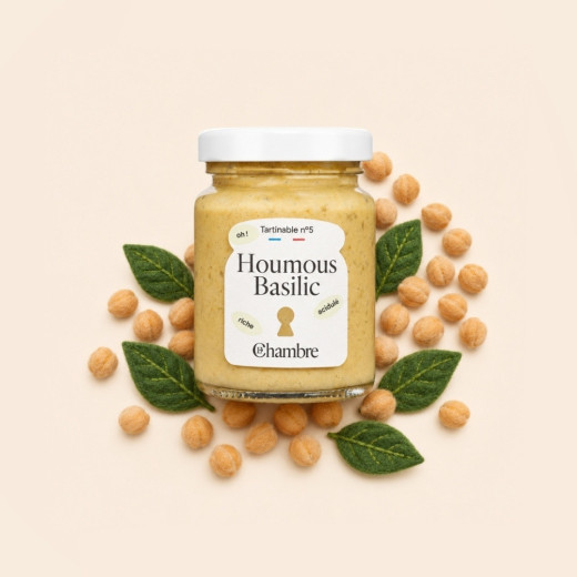 Houmous basilic artisanal | La Chambre