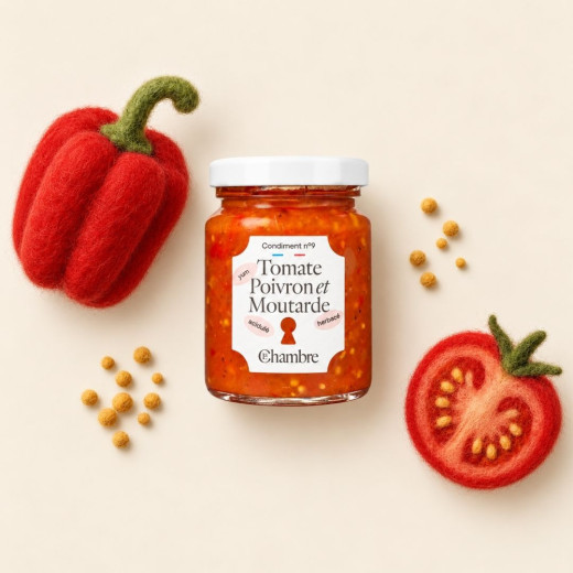 Chutney Tomate Poivron Moutarde | La Chambre
