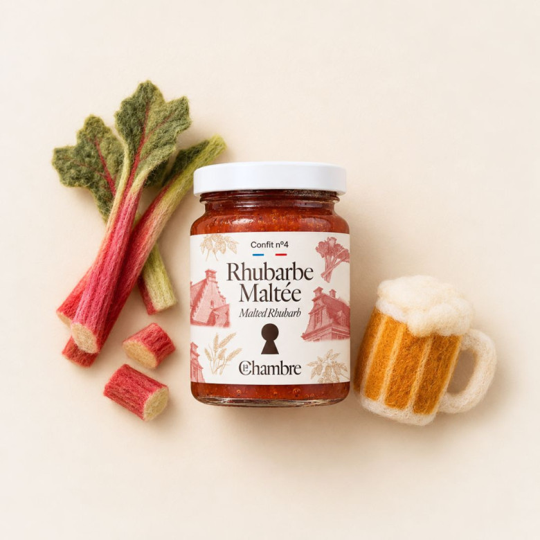 Rhubarb & Malt Beer Confit | La Chambre