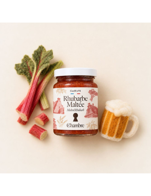 Rhubarb & Malt Beer Confit | La Chambre