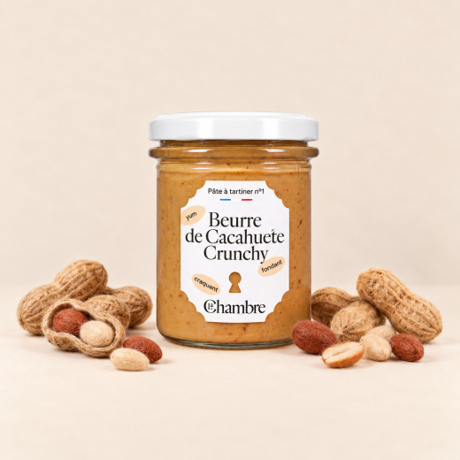 Beurre de Cacahuète Crunchy | La Chambre