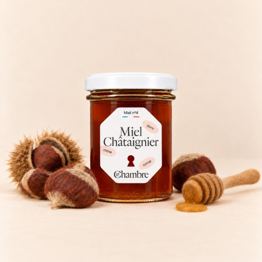 Creamed Chestnut honey, French origin | La Chambre