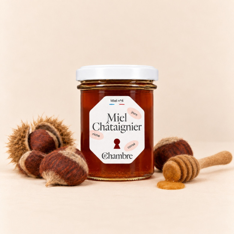 Creamed Chestnut honey, French origin | La Chambre