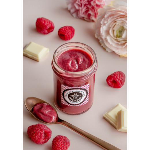 Étui cadeau Framboise Chocolat Blanc, gourmand et fruité