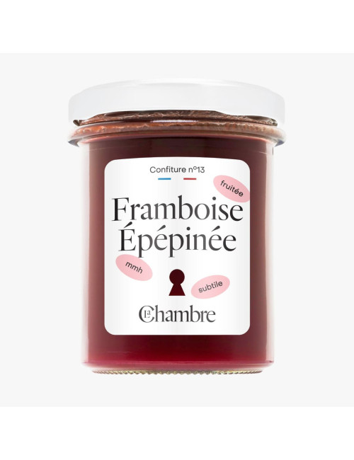 Confiture de saison Framboise Épépinée avec 56% de fruits