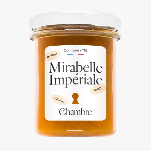Confiture de Mirabelle avec morceaux et fabriquée en France