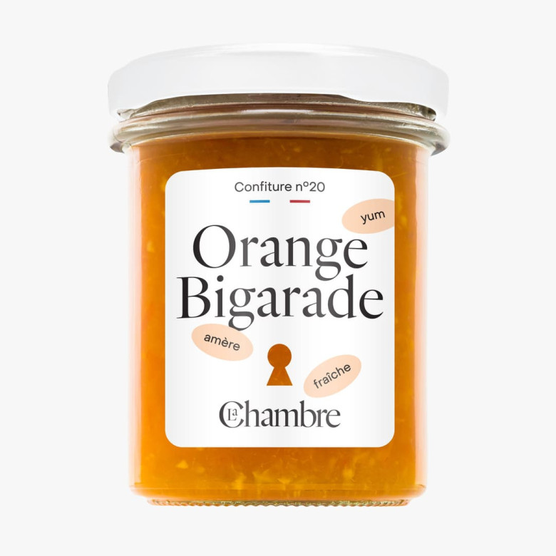 Confiture Orange Bigarade avec des zestes et 56% de fruits