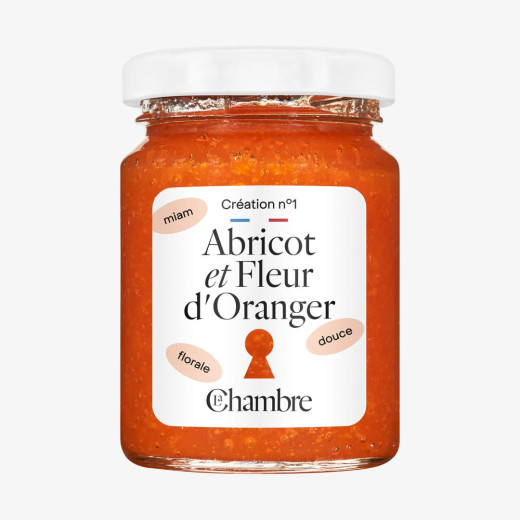 Abricot et Fleur d'Oranger avec des morceaux
