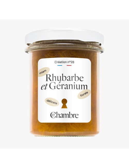 Rhubarbe Géranium avec morceaux et 58% de fruits