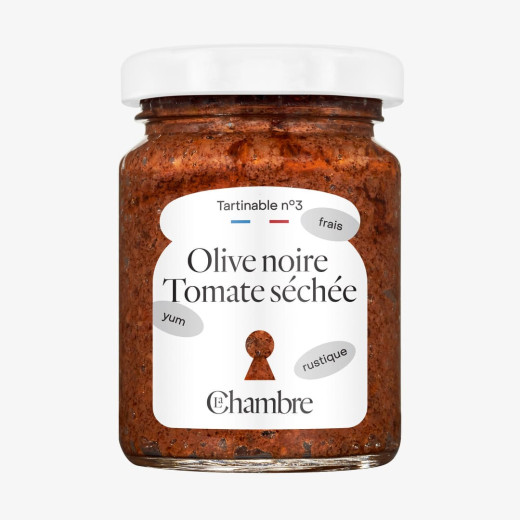 Black Olive and Dried Tomato Spread with pieces