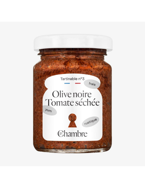 Tartinable Olive Noire Tomates Séchées - Saveurs ensoleillées !