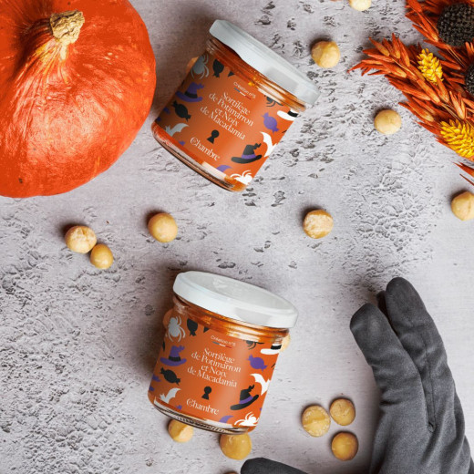 Confiture Halloween Potimarron & Noix de Macadamia – Édition Limitée