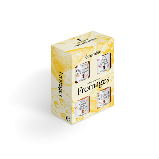 Coffret de confits pour fromages fabriqués en France