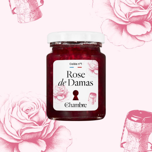 Gelée artisanale Rose de Damas – Édition spéciale Saint-Valentin