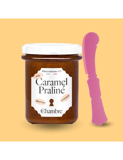 Caramel Praliné et son Tartineur : Délice Gourmand à Étaler