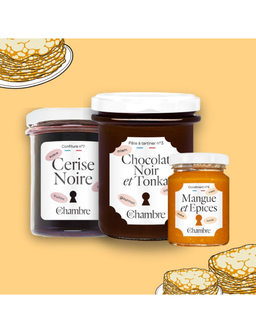 Trio "Devore your Crêpe": The Gourmet Mix for french Pancake Day