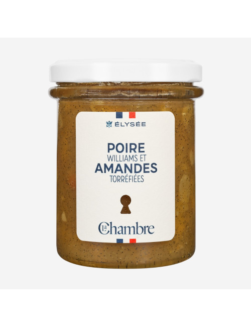 Confiture Poire Williams & Amandes Torréfiées : Alliance Gourmande